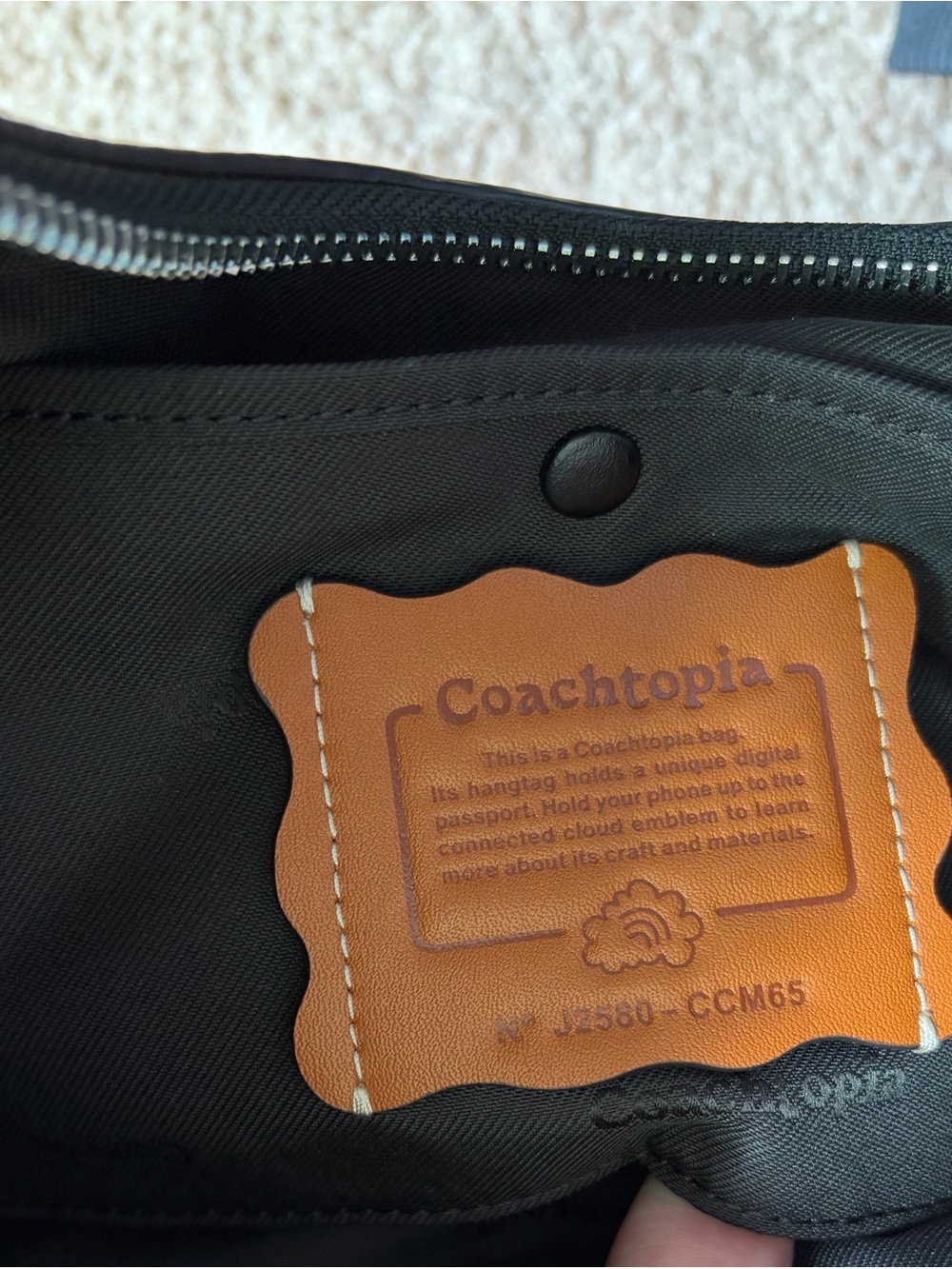 Coach Coachtopia Loved Leather Alter Ego Crescent Shoulder Bag - Picture 8 of 8
